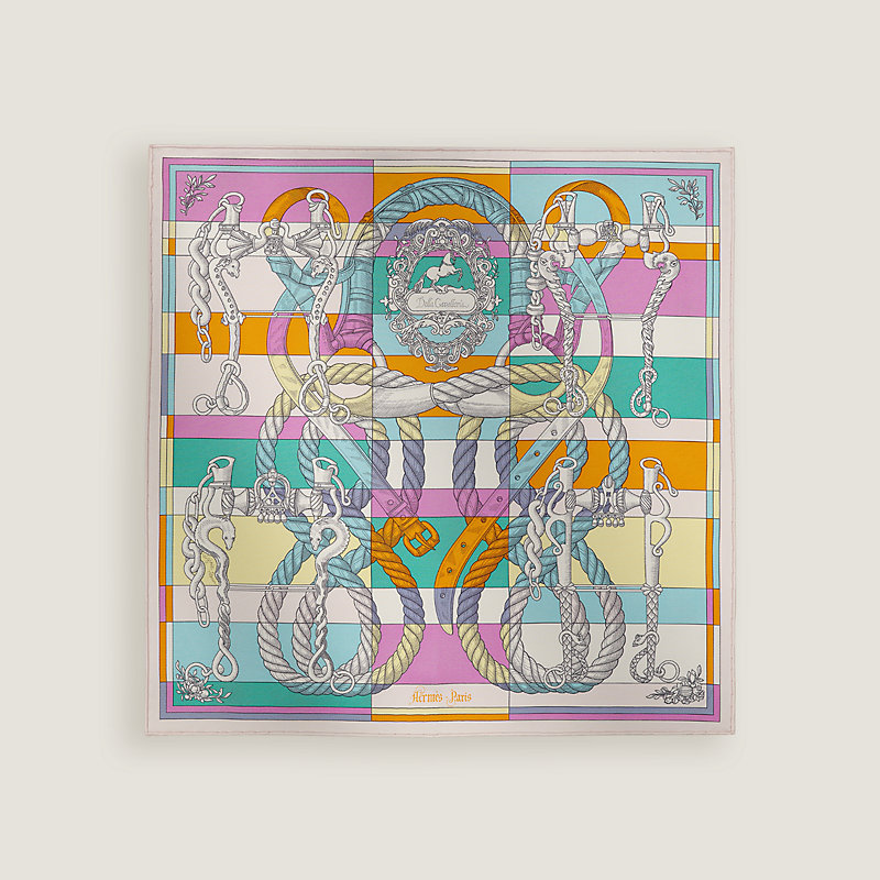 新品♡ HERMES カレ45 Della Cavalleria ハンカチ Della Cavalleria scarf 45 | Hermès USA